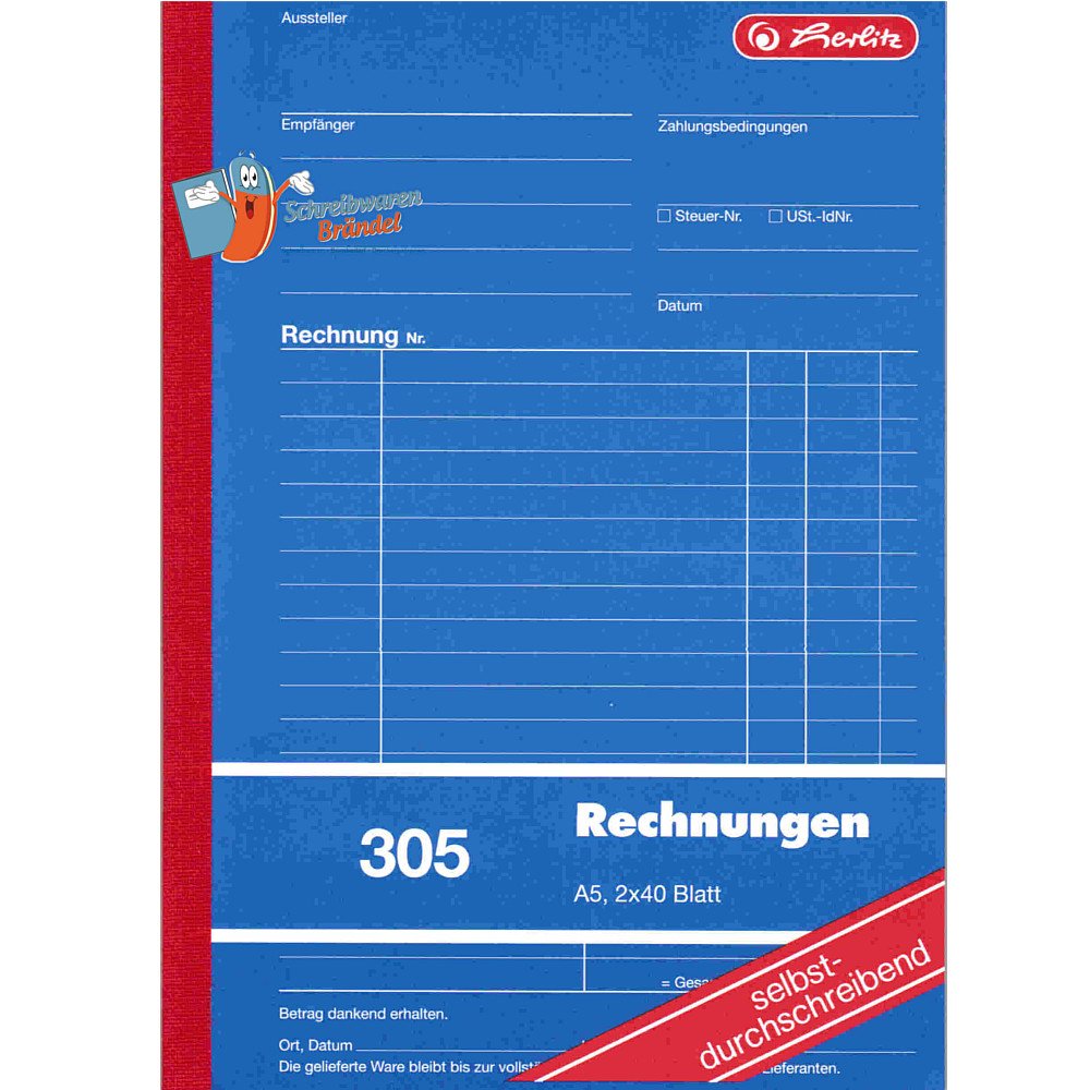 Rechnungsbuch Herlitz A5