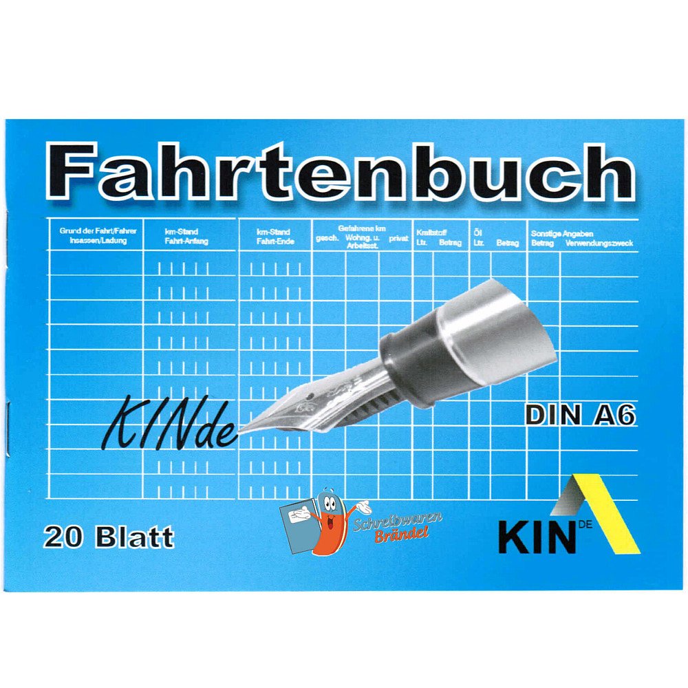 Fahrtenbuch KIN A6