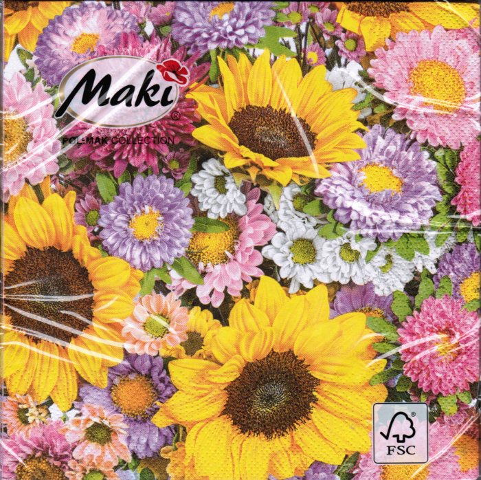 Servietten Maki Colourful Summer