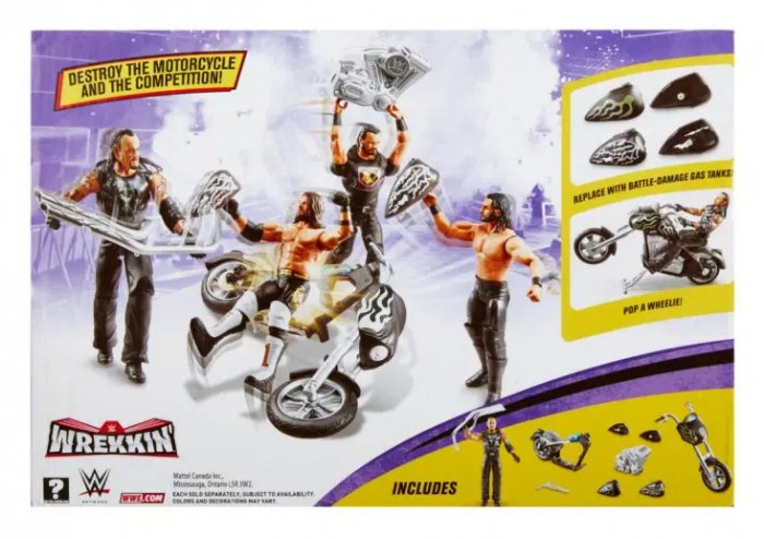 WWE Mattel The Undertaker Wrekkin Slamcycle Motorcycle VHTF Wrestling for sale online