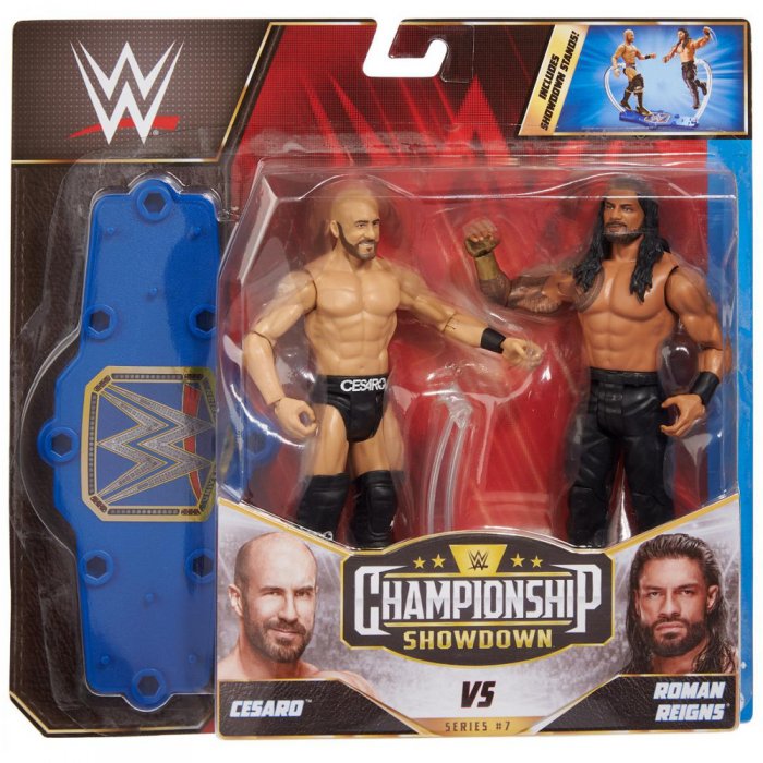 WWE Mattel Battle Pack Championship Showdown Roman Reigns und Cesaro