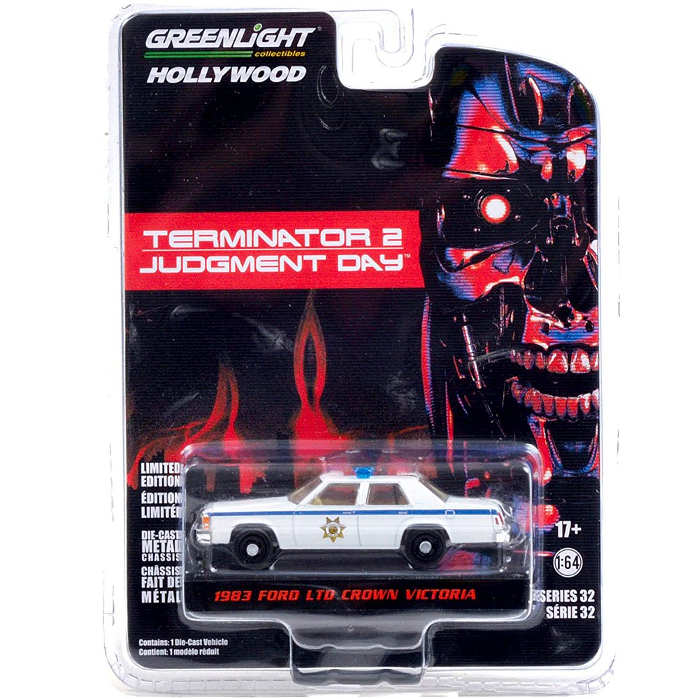 Greenlight The Terminator 2 1983 Ford LTD Crown Victoria Police 1:64