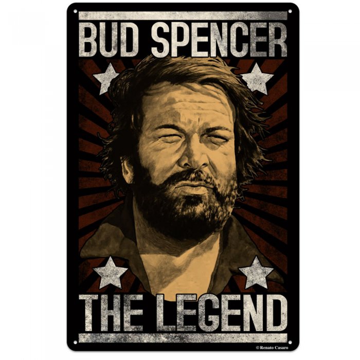 Blechschild Bud Spencer - The Legend