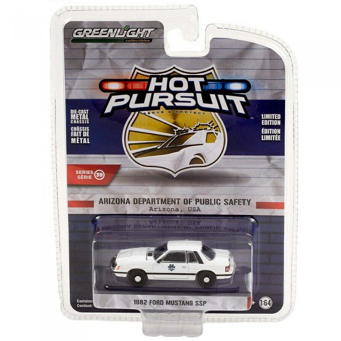 Greenlight Hot Pursuit Serie 39 1982 Ford Mustang SSP 1:64