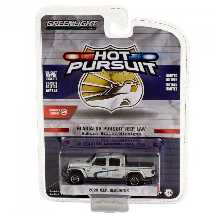 Greenlight Hot Pursuit Serie 39 2020 Jeep Gladiator 1:64