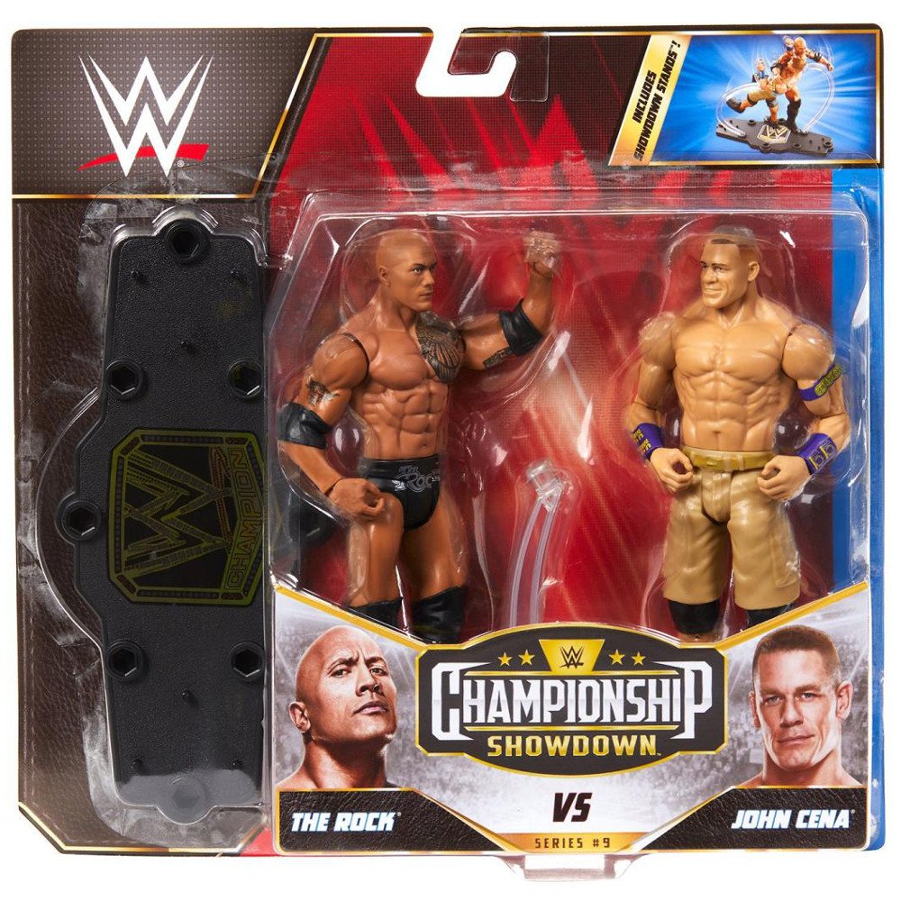 WWE Mattel Battle Pack Championship Showdown The Rock und John Cena