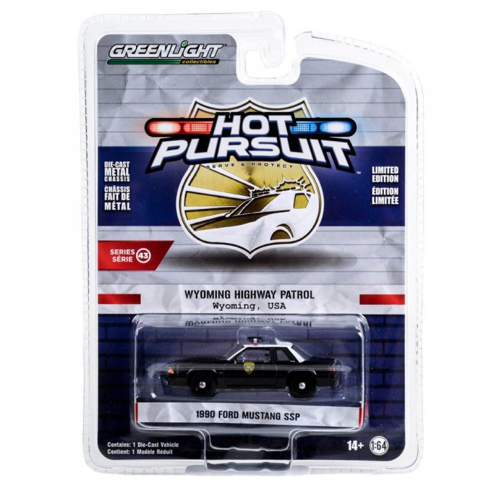 Greenlight Hot Pursuit Serie 43 1990 Ford Mustang SSP 1:64