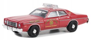 Greenlight Fire and Rescue Serie 4 1976 Plymouth Fury Old Bridge Volunteer 1:64