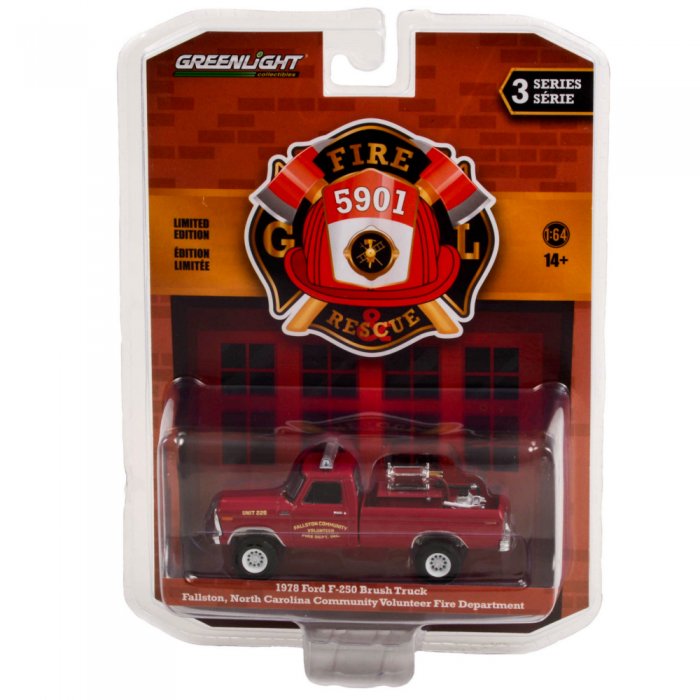 Greenlight Fire & Rescue Serie 3 1978 Ford F-250 North Carolina 1:64