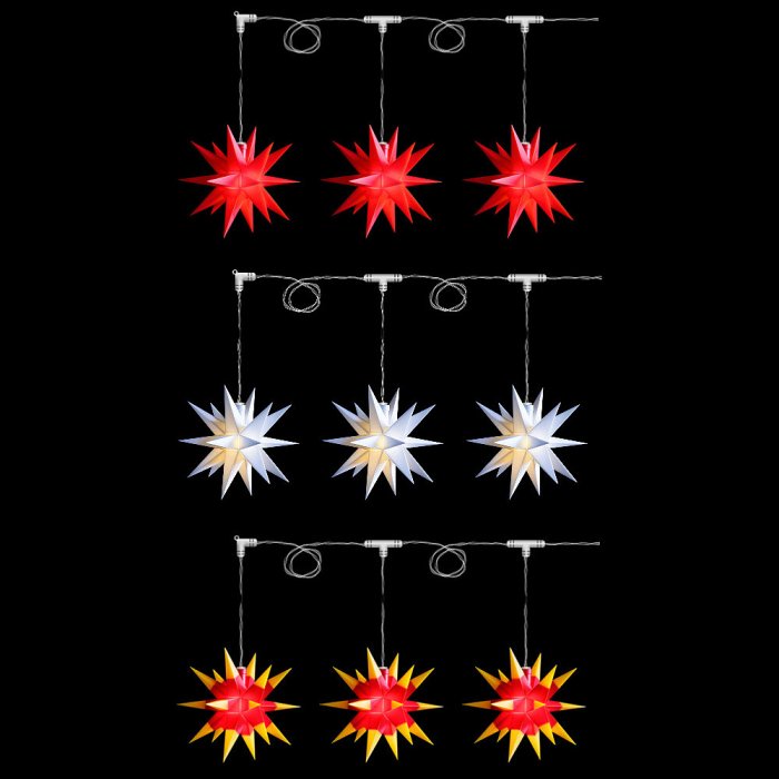 Sternen LED Lichterkette 12 cm