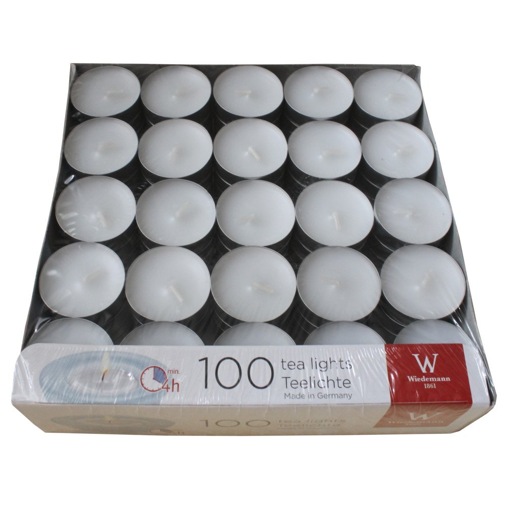 Teelichte 100 Stück - Teelichter in Aluhülle
