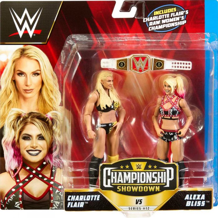 WWE Mattel Championship Showdown Alexa Bliss und Charlotte Flair