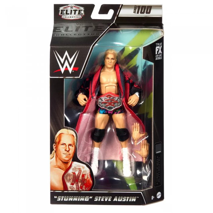 WWE Mattel Elite Serie 100 Stunning Steve Austin