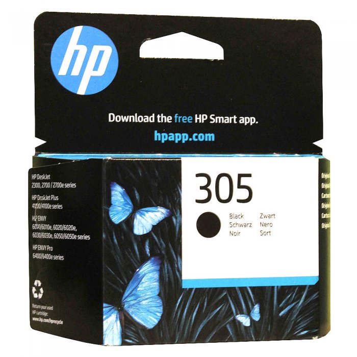 Druckerpatrone HP 305 Black / Schwarz
