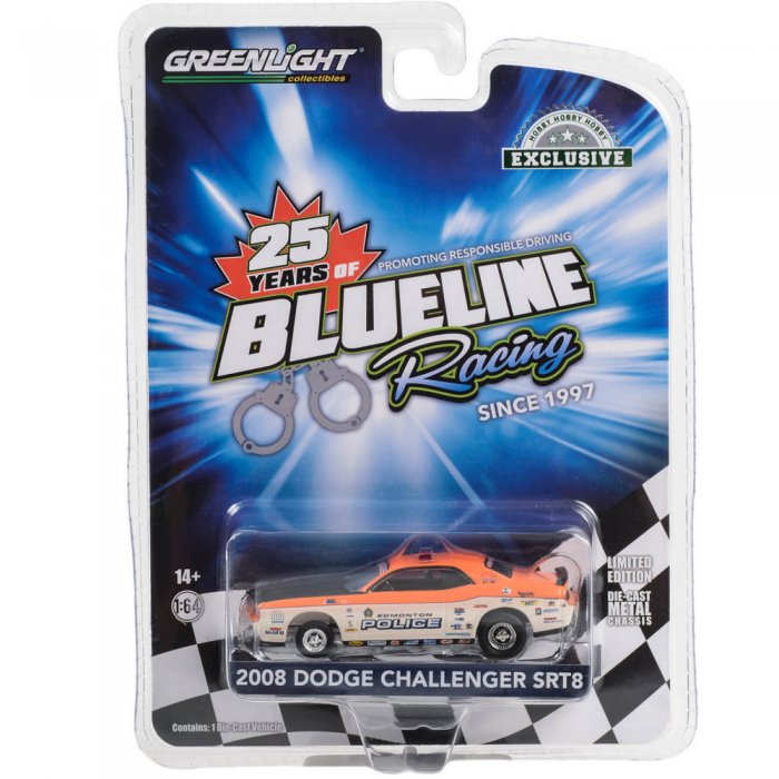 Greenlight 2008 Dodge Challenger R/T Edmonton Police Edmonton Alberta Canada 1:64