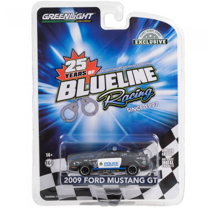 Greenlight 2009 Ford Mustang GT Edmonton Police Edmonton Alberta Canada 1:64