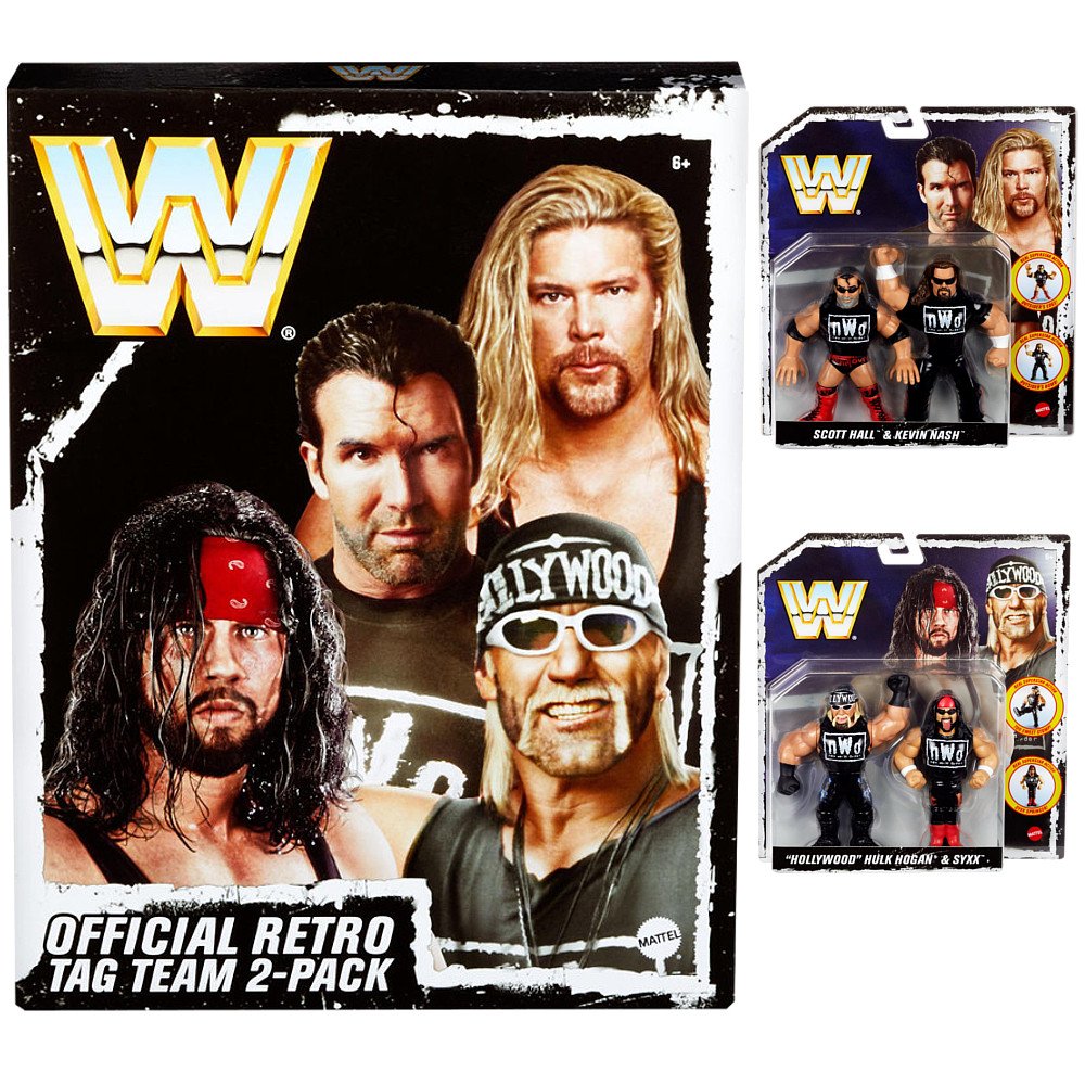 WWE Mattel Elite Ringside Exclusive nWo Retro Set