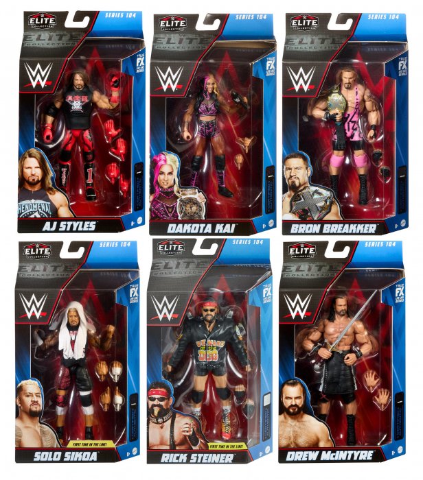 WWE Mattel Elite Serie 104 Komplett