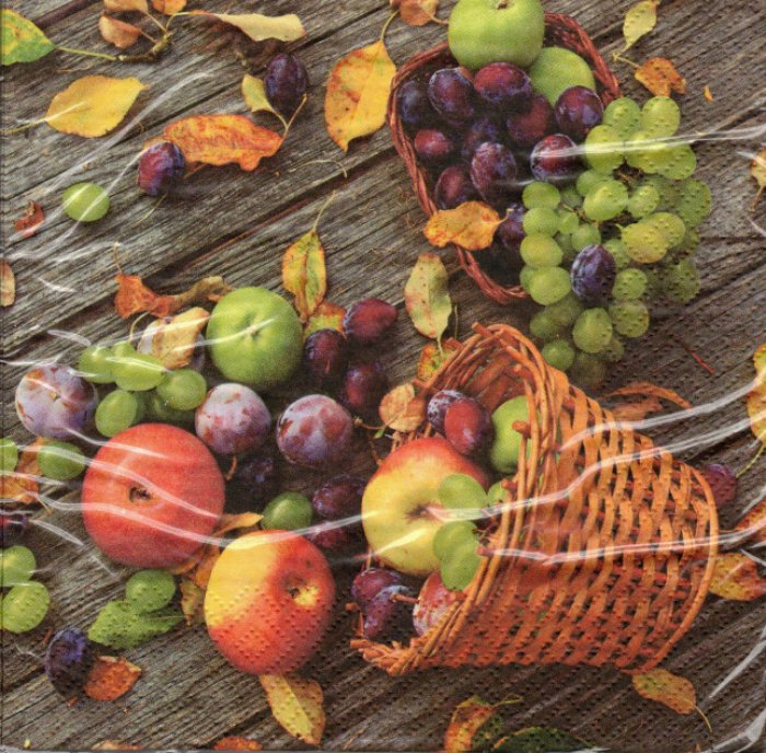 Servietten Ti-Flair Autumn Fruits Still Life
