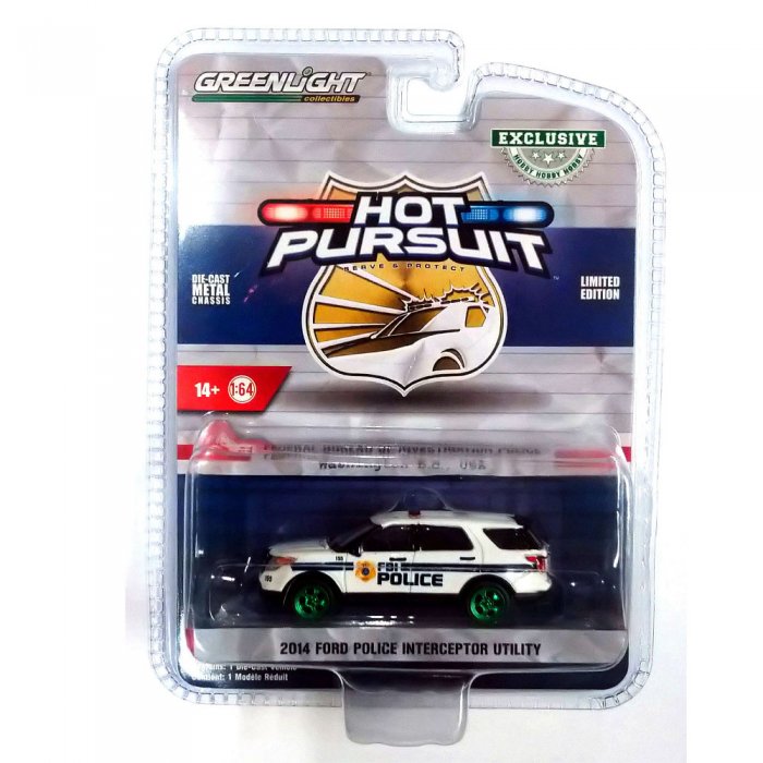 Greenlight Hot Pursuit FBI Special Edition Serie 2014 Ford Police Interceptor Utility 1:64