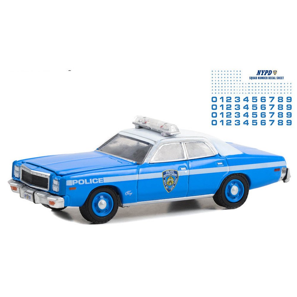 Greenlight 1977 Plymouth Fury New York City Police 1:64