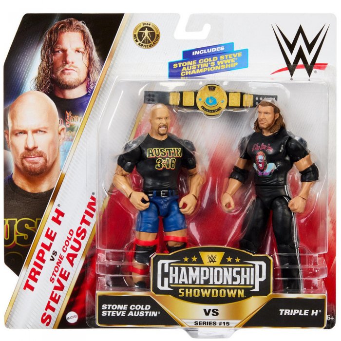 WWE Mattel Championship Showdown Steve Austin und Triple H