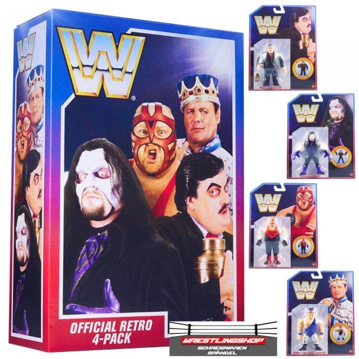 WWE Mattel Retro Serie 14 Komplett - Wave 4