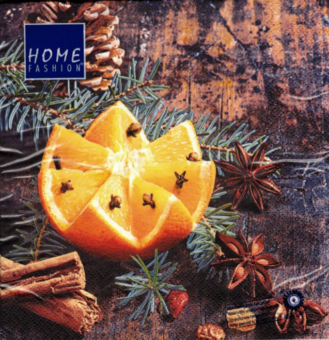 Servietten Home Fashion Christmas Spices