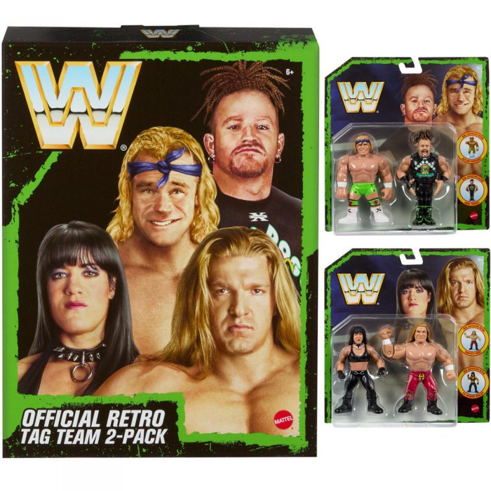 WWE Mattel Ringside Exclusive D-Generation X Retro Set DX