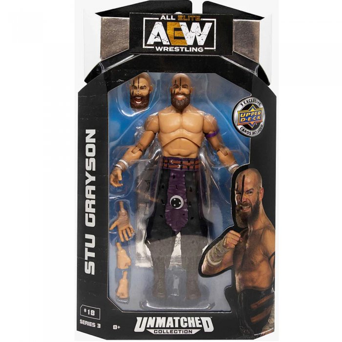 AEW Jazwares Unmatched Serie 3 Stu Grayson