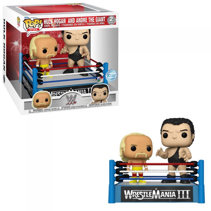 WWE Funko Pop Vinyl Figur Hulk Hogan vs Andre the Giant