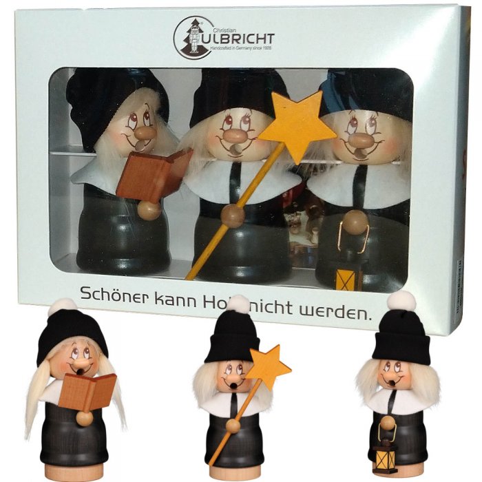 Christian Ulbricht Miniwichtel Räuchermann Kurrende