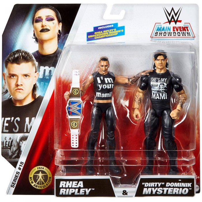 WWE Mattel Championship Showdown Rhea Ripley und Dominik Mysterio