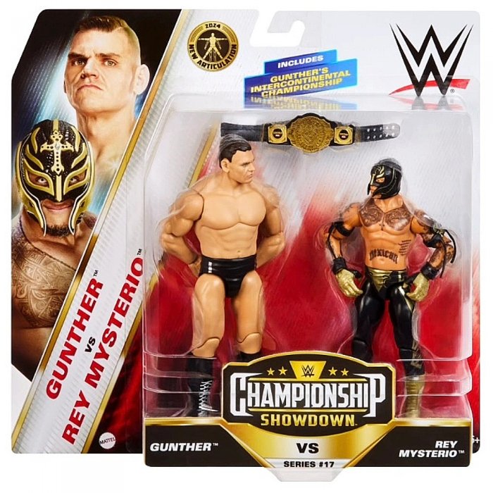 WWE Mattel Championship Showdown Gunther und Rey Mysterio