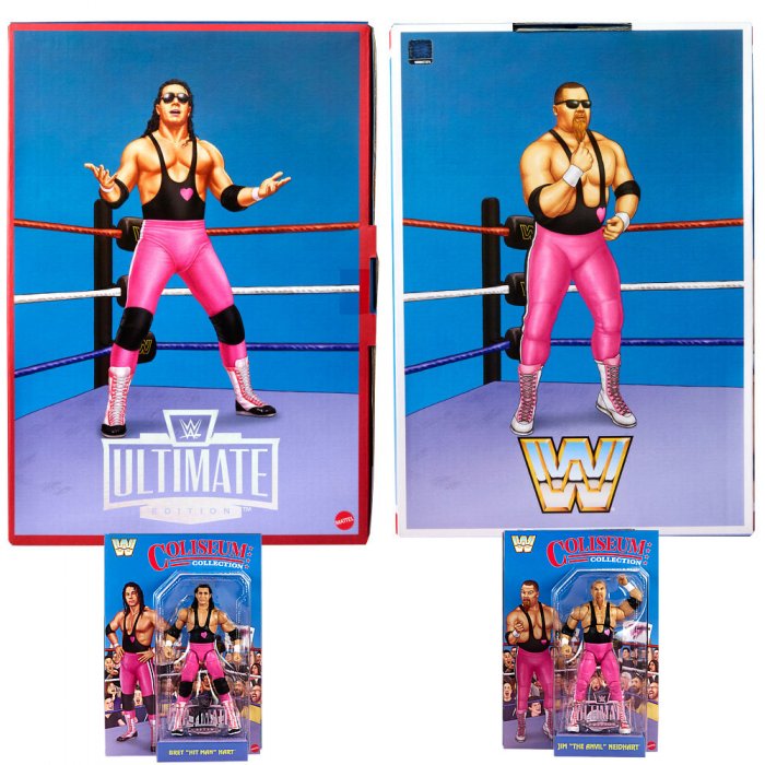 WWE Mattel Coliseum Exclusive Ultimate Edition Hartfoundation 