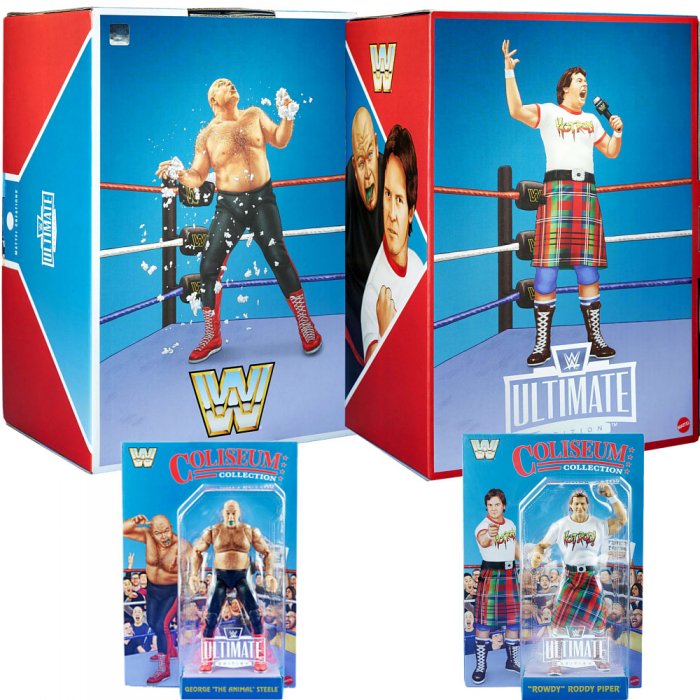 WWE Mattel Creation Exclusive Ultimate Edition Rowdy Piper & George Steel