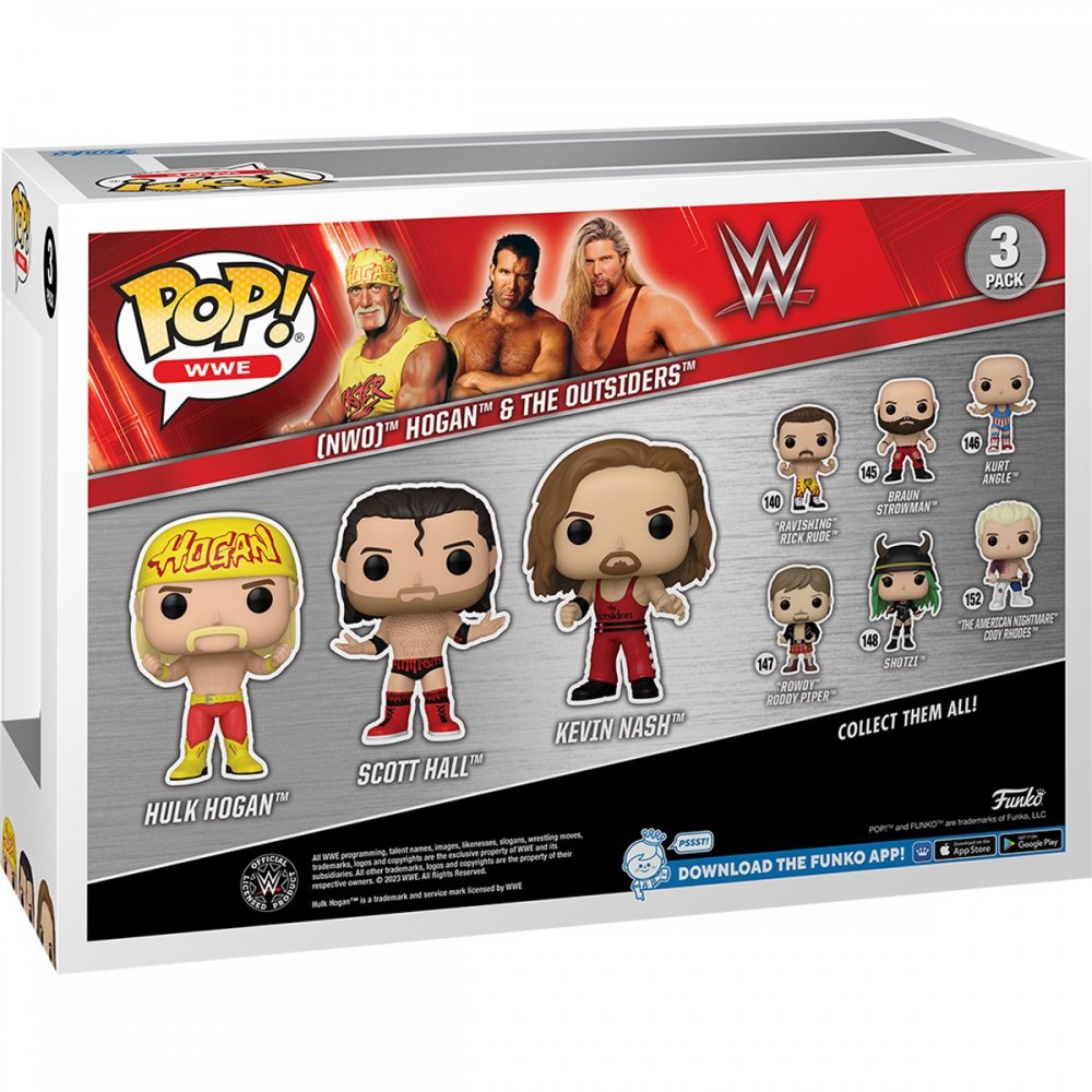 WWE Funko Pop Vinyl 3-Pack NWO Hogan - Nash - Hall