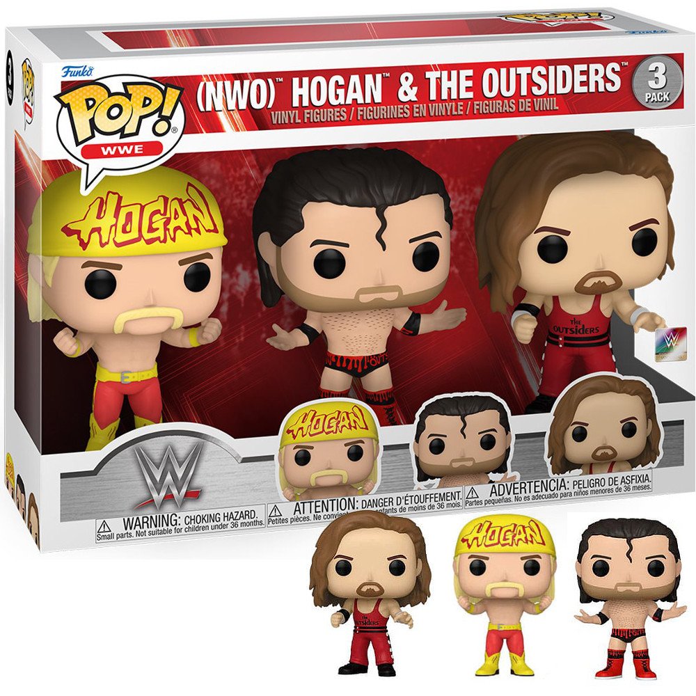WWE Funko Pop Vinyl 3-Pack NWO Hogan - Nash - Hall