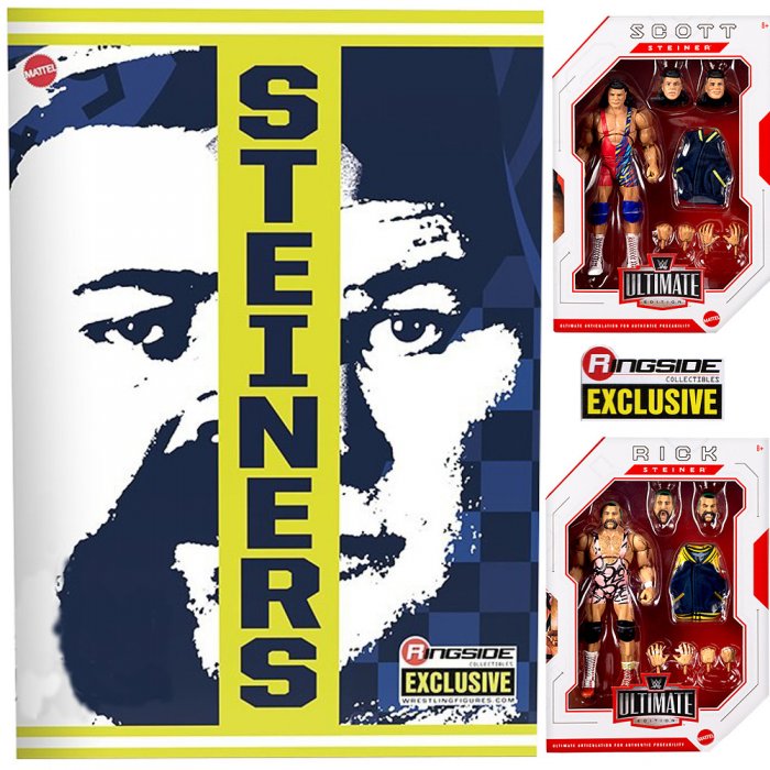 WWE Mattel Ringside Exclusive Ultimate Edition Steiner Brothers