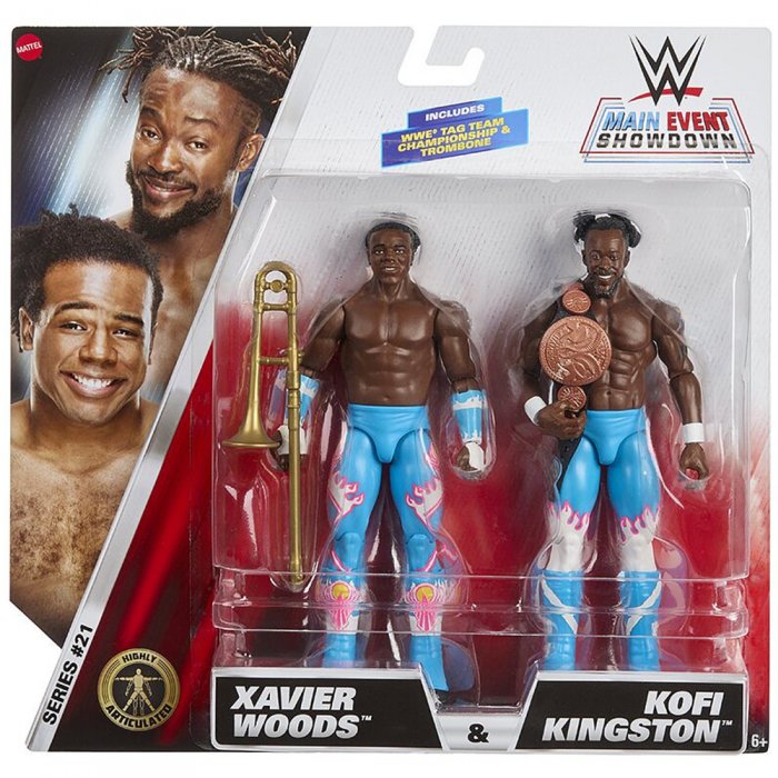 WWE Mattel Championship Showdown 21 Kofi Kingston und Xavier Woods