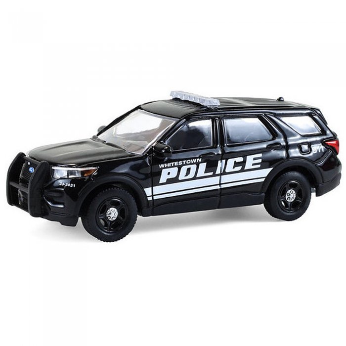 Greenlight Hot Pursuit Serie 47 2023 Ford Police Interceptor Utility Whitestown Police 1:64