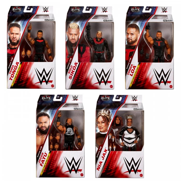 WWE Mattel Elite Serie 118 Komplett - Bloodline