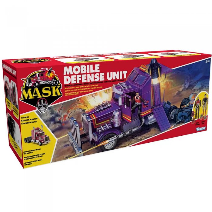 M.A.S.K. Actionfigur mit Fahrzeug Mobile Defense Unit