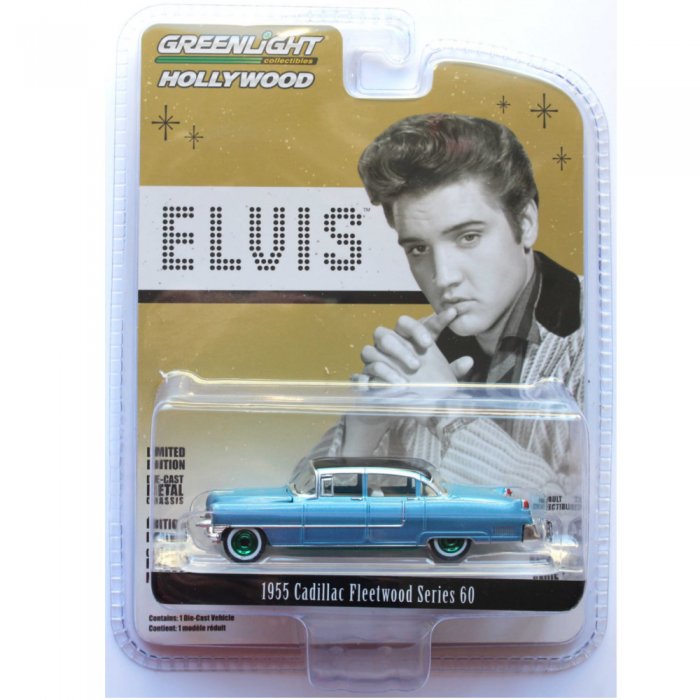 Elvis Cadillac 1955 Fleetwood 1:64 Greenlight - Green Machine