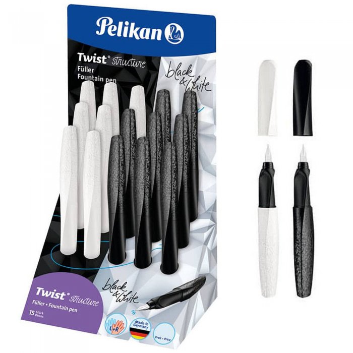 Füllhalter Pelikan Twist Structure - Black & White