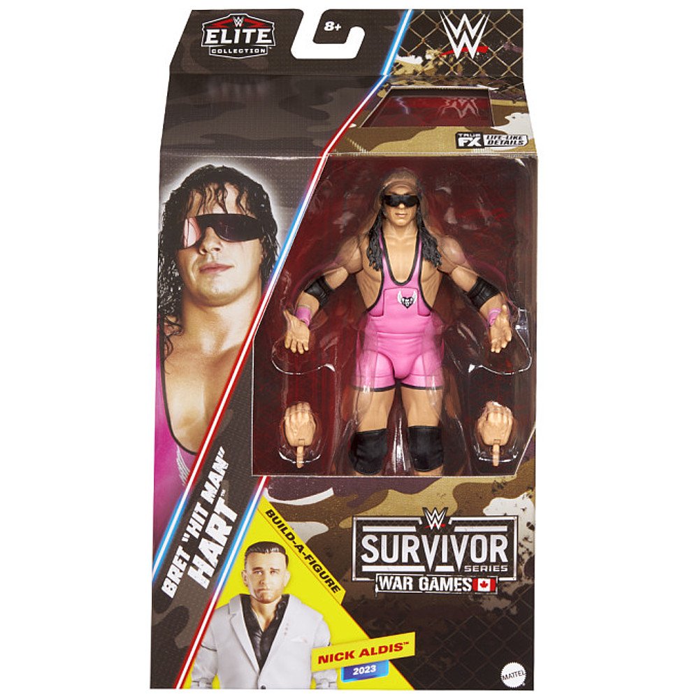 WWE Mattel Elite Survivor Series 2025 Bret Hit Man Hart