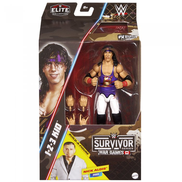 WWE Mattel Elite Survivor Series 2025 1-2-3 Kid