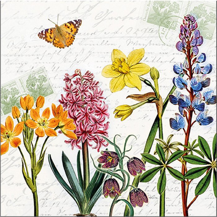 Servietten Ambiente Spring Flowers
