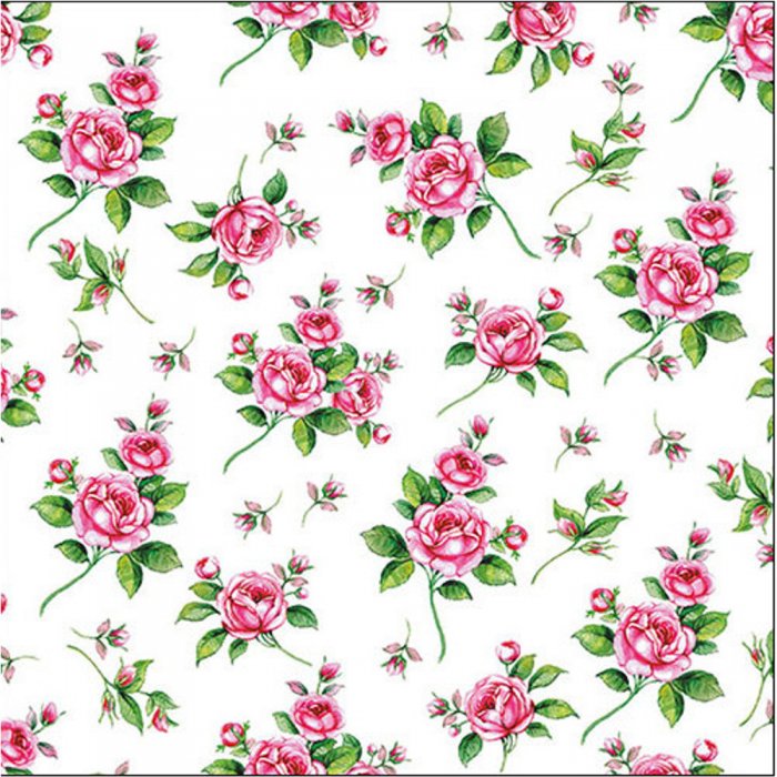 Servietten Ambiente Evelyn White