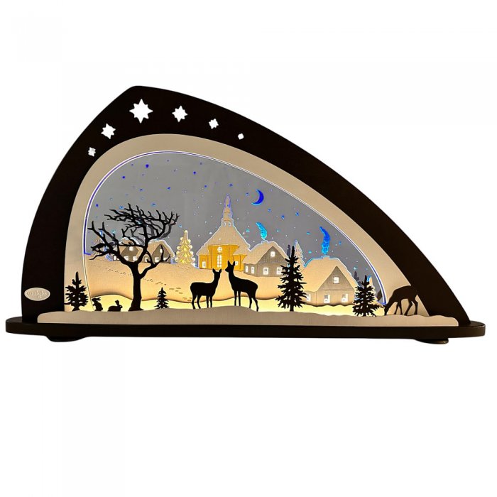 LED Schwibbogen Stille Nacht